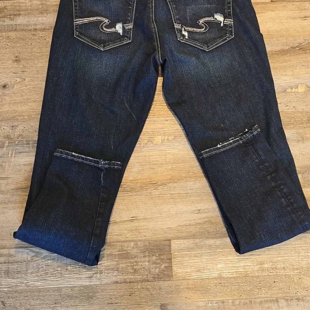 SILVER DENIM JEANS | "Sam" Jeans | Size 28​ - Picture 14 of 14